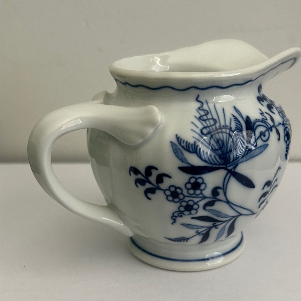 Blue Danube, Floral Porcelain Creamer - Picture 5 of 8